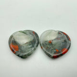 14Types Worry Stone Heart Rose Quartz Obsidian Dragon Blood Stone Wholesale -Wholesale Crystals