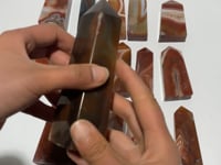18 Pieces Fat Carnelian Tower Points
