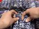 4-5in Dream Chevron Amethyst  Point Tower Wholesale
