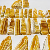 28 Pieces Beautiful Yellow Calcite Points -Wholesale Crystals