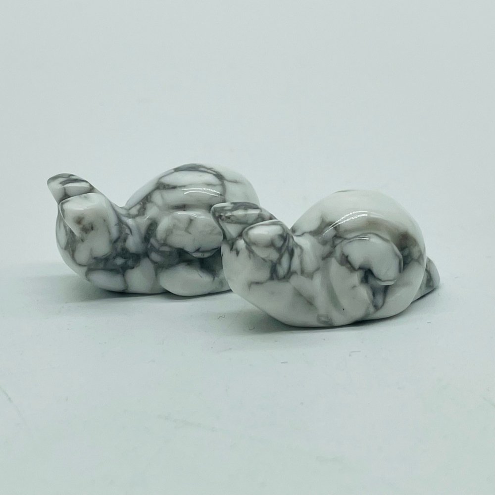 4 Types Mini Snail Carving Crystal Wholesale Howlite & Chevron Amethyst Sakura Agate -Wholesale Crystals