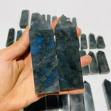 41 Pieces Labradorite Four-Sided Tower Points Wholesale -Wholesale Crystals