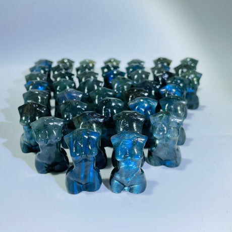 43 Pieces Mini Labradorite Goddess Carving -Wholesale Crystals