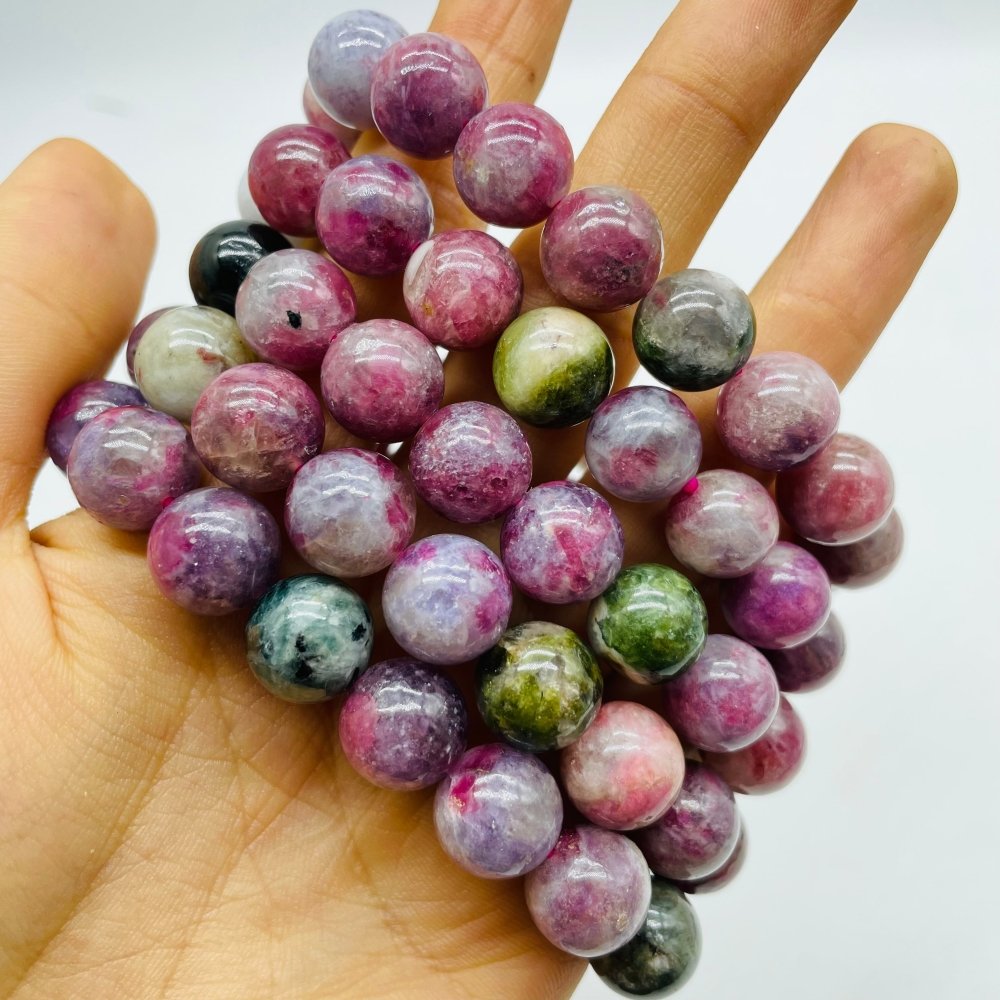 5 Pieces 12mm High Quality Unicorn Stone Bracelets -Wholesale Crystals