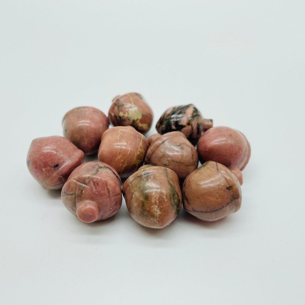 5 Types Africa Blood&Chevron Amethyst Acorns Carving Quartz Wholesale -Wholesale Crystals