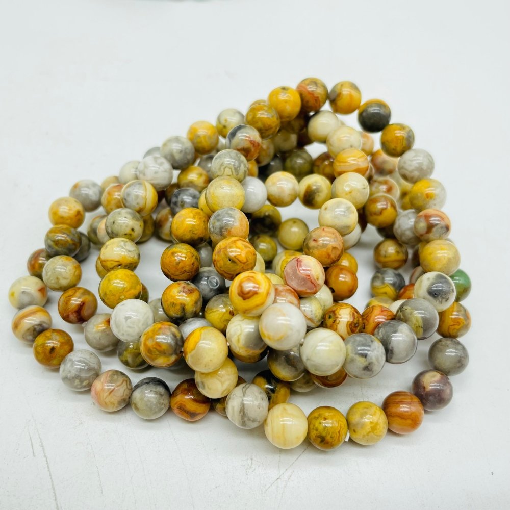 5 Types Bracelet Rose Quartz&Crazy Agate Wholesale -Wholesale Crystals
