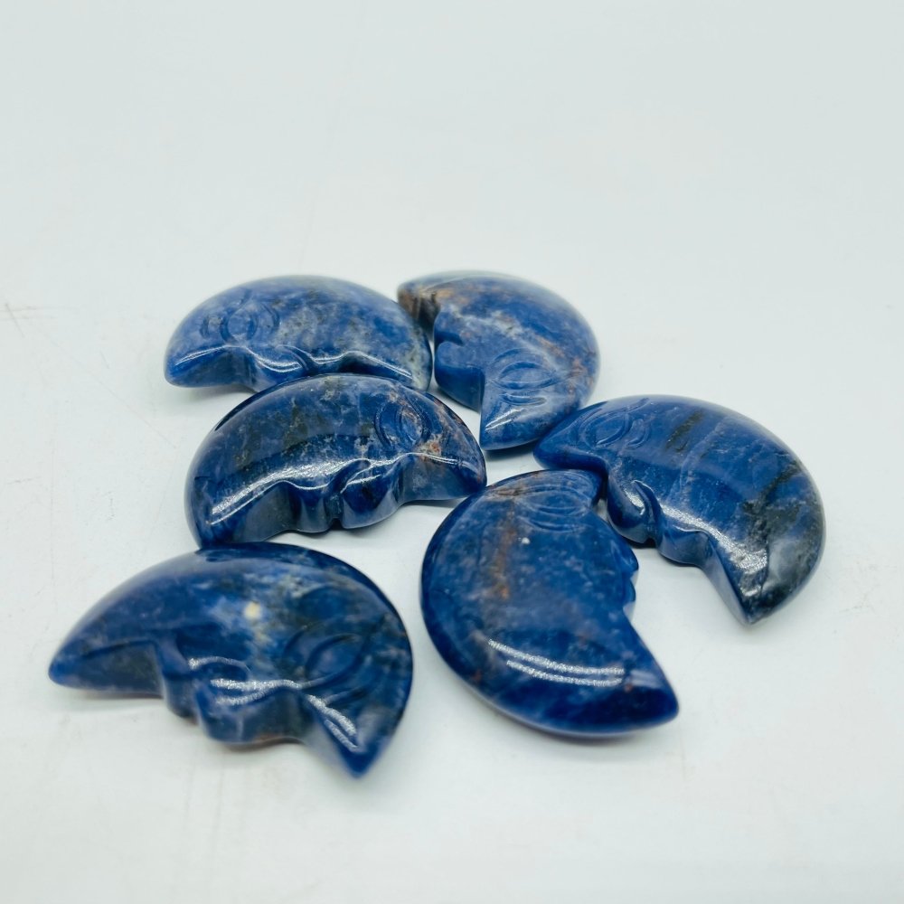 5 Types Moon Face Stone Crazy Agate & Labradorite Carving Wholesale -Wholesale Crystals