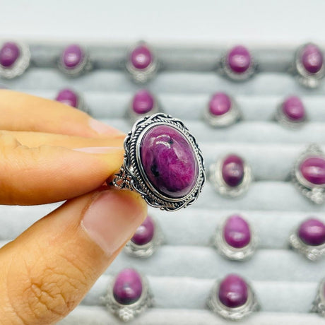 30 Pieces High Quality Ruby Zoisite Different Styles Ring -Wholesale Crystals