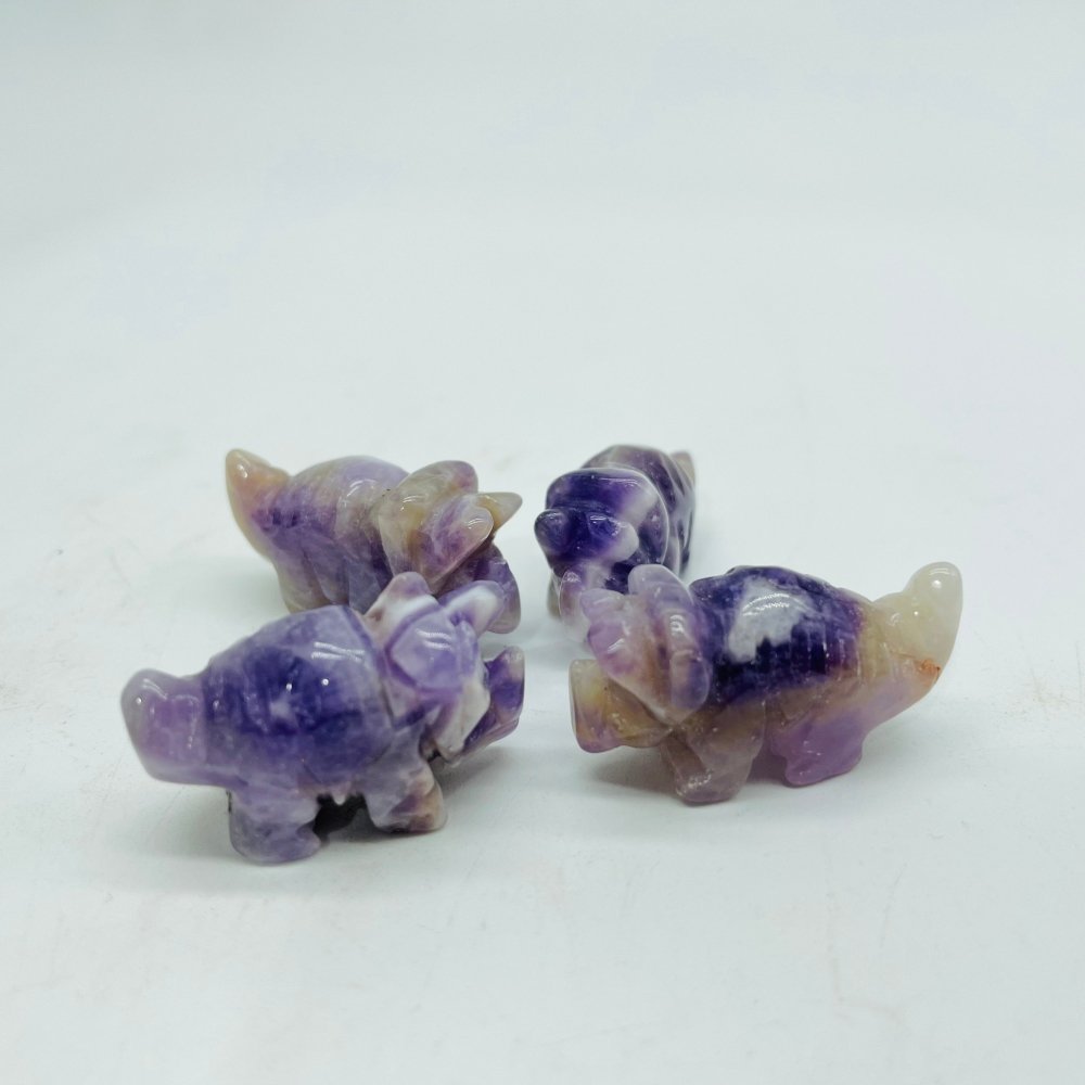 5Types Mini Three Horns Dinosaur Carving Wholesale -Wholesale Crystals