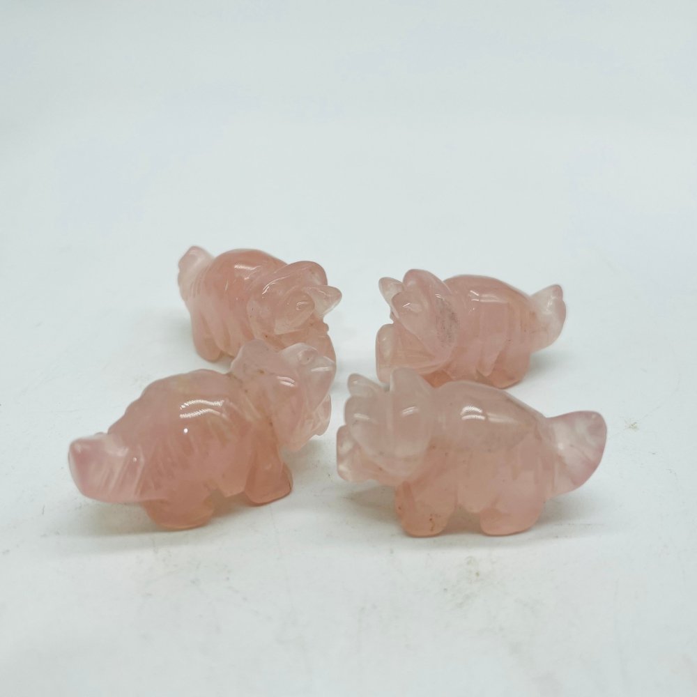 5Types Mini Three Horns Dinosaur Carving Wholesale -Wholesale Crystals