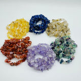 6 Types Chip Bracelet Lapis Lazuli & Fluorite Wholesale -Wholesale Crystals