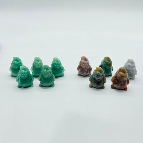 Demon Person Boo Carving Wholesale Ocean Jasper Green Aventurine - Wholesale Crystals