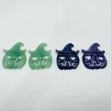 Halloween Pumpkin Wizard Lepidolite Green Aventurine Carving Wholesale -Wholesale Crystals