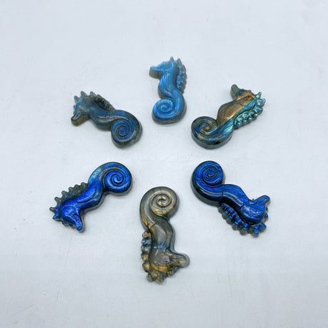 High Quality Labradorite Seahorse Carving Wholesale -Wholesale Crystals