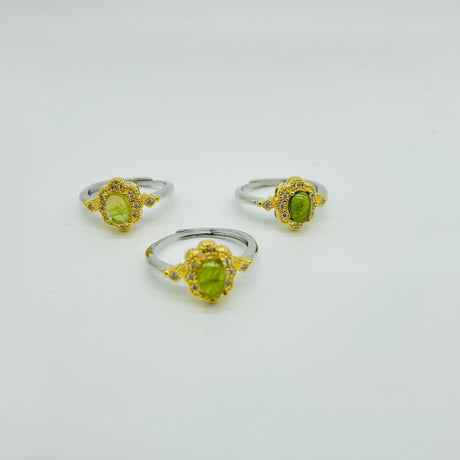 Natural Green And Pink Tourmaline Ring Wholesale -Wholesale Crystals