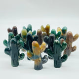 Ocean Jasper Cactus Carving Wholesale -Wholesale Crystals