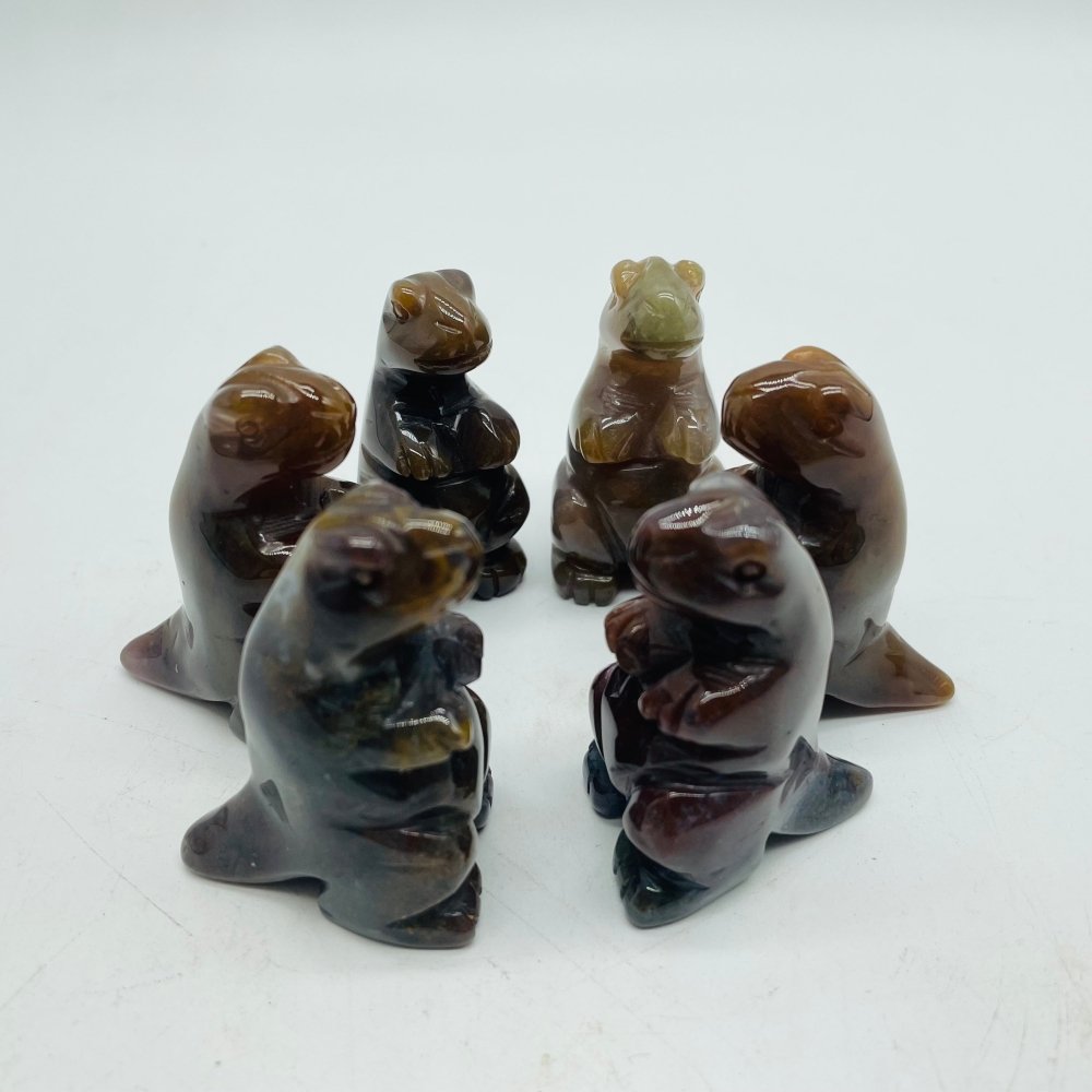 Ocean Jasper Dinosaur Carving Wholesale -Wholesale Crystals