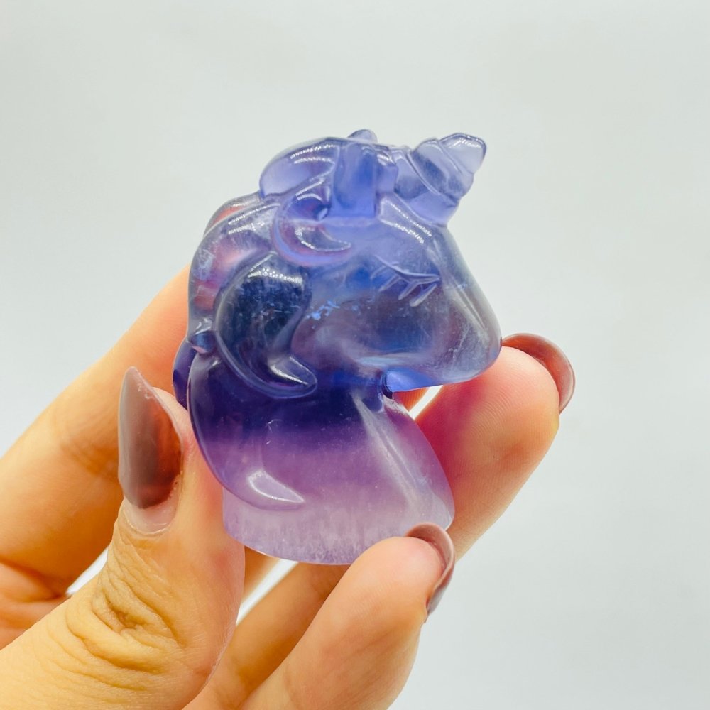 Rainbow Fluorite Unicorn Carving Wholesale -Wholesale Crystals