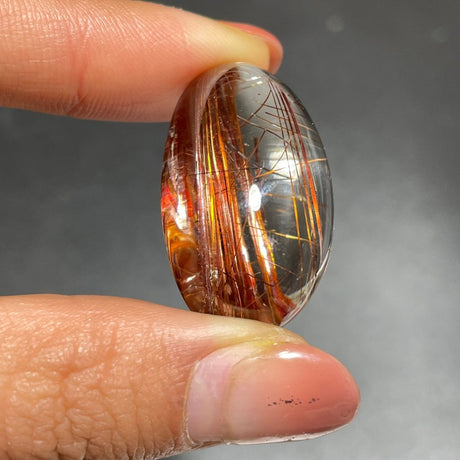 Rare Red Copper Rutile Quartz Super Clear For Collection -Wholesale Crystals