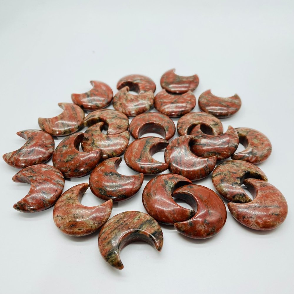 Sesame Stone Moon 1.2in(3cm) Wholesale -Wholesale Crystals