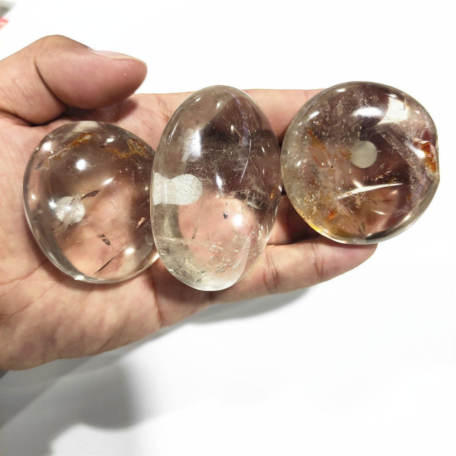 Smoky Quartz Tumbled Stone Polished Light Color -Wholesale Crystals